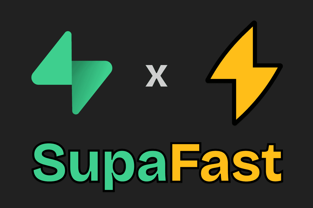 Supabase and LightCalc logo combined