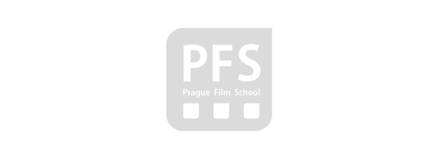 Logo of Czech university Prague Film School